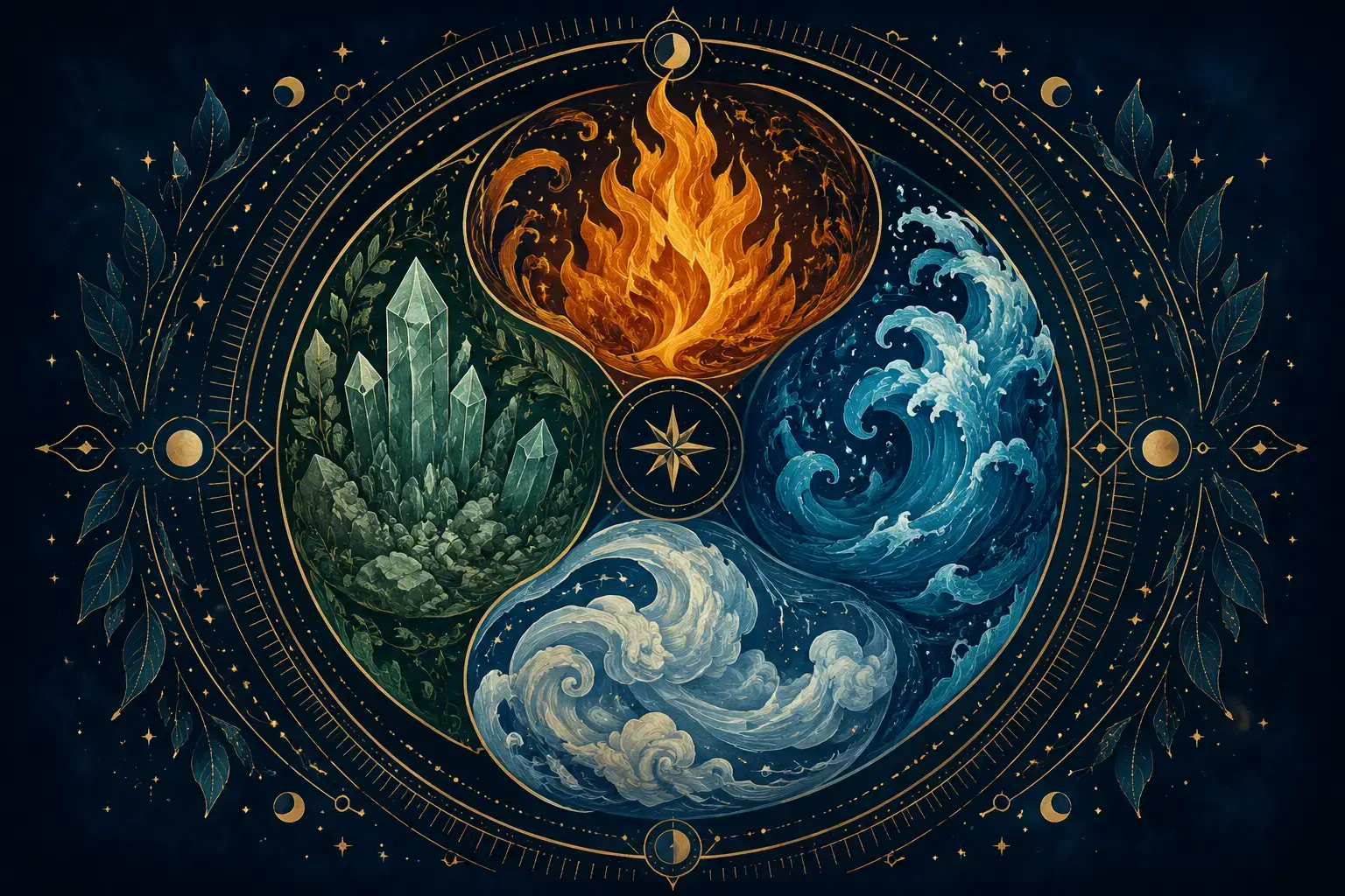 What Are the 4 Astrology Elements? Fire, Earth, Air & Water Guide
