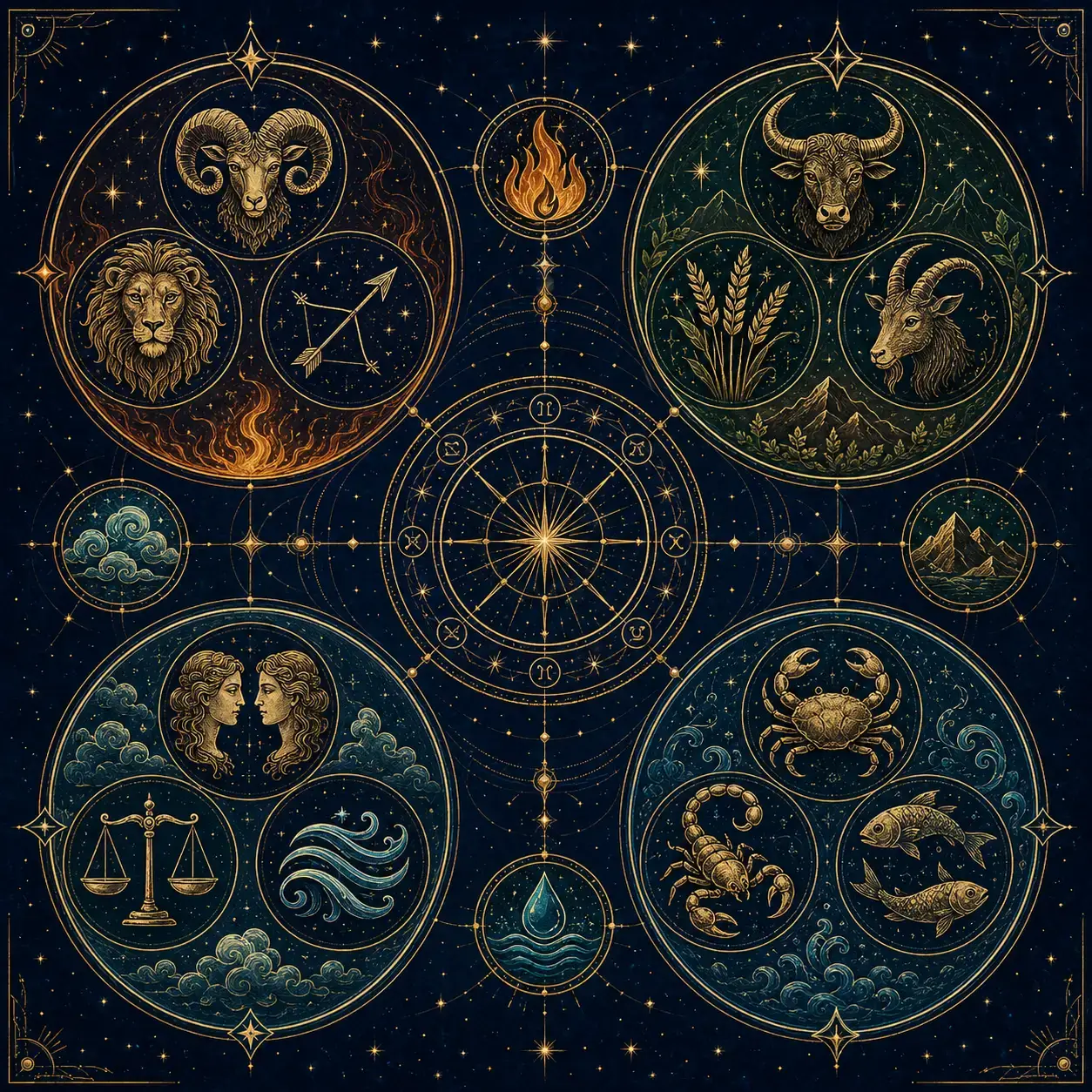 Four Astrology Elements